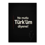 Ne Mutlu Türk’üm Diyene Atatürk Kanvas Tablo