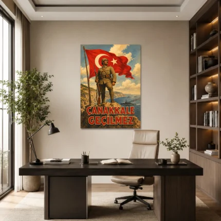 Çanakkale Geçilmez Kanvas Tablo - ürün görseli 1