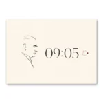 09:05 Atatürk Silüeti Kanvas Tablo – 10 Kasım Anma