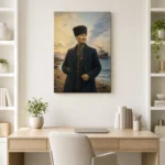 19 Mayıs 1919 Samsun Atatürk ve Bandırma Vapuru Kanvas Tablo - ürün görseli 2