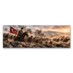 30 Ağustos Büyük Taarruz Panoramik Zafer Kanvas Tablo