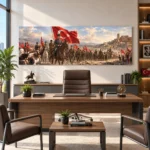 30 Ağustos Zafer Yürüyüşü Panoramik Kanvas Tablo - ürün görseli 2
