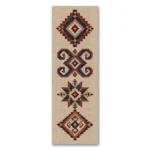Anadolu Kilim Motifleri Dikey Panoramik Kanvas Tablo