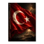 Anıtkabir ve Türk Bayrağı Kanvas Tablo