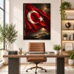 Anıtkabir ve Türk Bayrağı Kanvas Tablo - ürün görseli 2