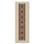 Geleneksel Anadolu Kilim Bordürü Dikey Panoramik Kanvas Tablo