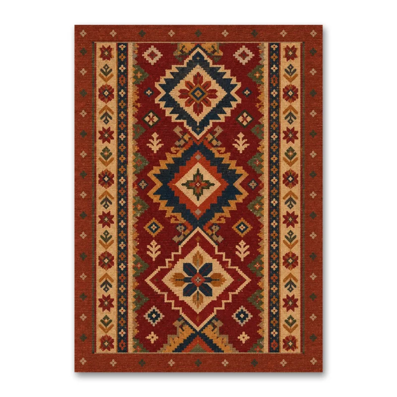 Geleneksel Anadolu Kilim Motifli Kanvas Tablo