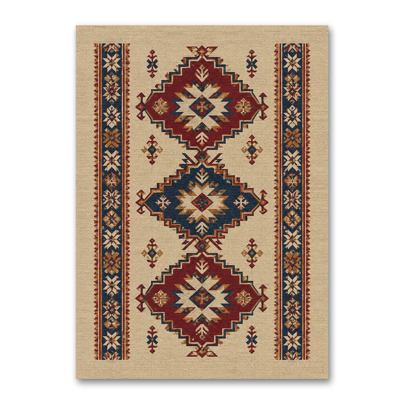 geleneksel-uclu-madalyon-kilim-deseni-kanvas-tablo-20260928-190936 Geleneksel Üçlü Madalyon Kilim Deseni Kanvas Tablo