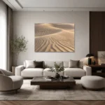 Minimal Bej Çöl Kumulları Kanvas Tablo - ürün görseli 2