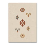Minimal Etnik Kilim Motifleri Kanvas Tablo