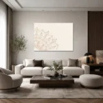 Minimal Köşe Mandala Kanvas Tablo - ürün görseli 2