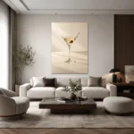 Minimal Martini ve Zeytin Kanvas Tablo - ürün görseli 2
