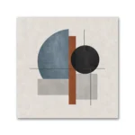 Modern Geometrik Endüstriyel Soyut Kanvas Tablo