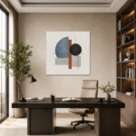 Modern Geometrik Endüstriyel Soyut Kanvas Tablo - ürün görseli 2