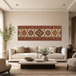 Panoramik Anadolu Kilim Motifleri Kanvas Tablo - ürün görseli 2