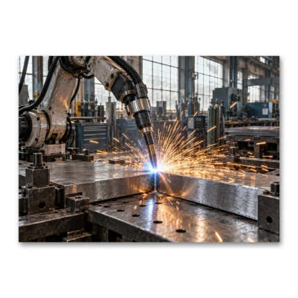 Robotik Kaynak Makinesi Kanvas Tablo