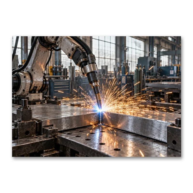 Robotik Kaynak Makinesi Kanvas Tablo