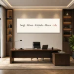 Sevgi Güven Kahkaha Huzur Aile Kanvas Tablo - ürün görseli 1