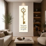Yuvanın Anahtarı Sevgidir Kanvas Tablo - ürün görseli 2