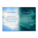 Felak ve Nâs Sureleri – Gündüz ve Gece Temalı Kanvas Tablo