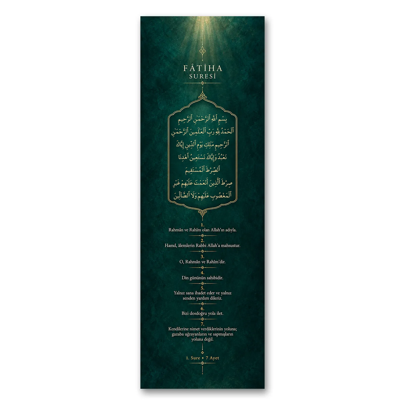 zumrut-yesili-altin-fatiha-suresi-dikey-panoramik-kanvas-tablo-20261006-221822 Zümrüt Yeşili Altın Fatiha Suresi Dikey Panoramik Kanvas Tablo